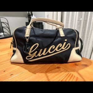 Gucci Rare Nylon Boulevard Boston Bag